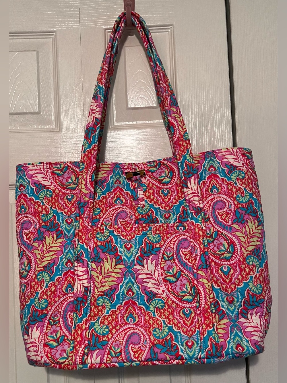 Like New Vera Bradley Paisley in Paradise Tote Bag